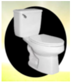 klak aanslag uit toilet