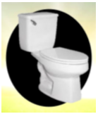 klak aanslag uit toilet